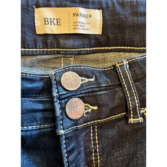 BKE Parker Universal Fit High Rise Ankle Skinny Denim Jeans Size 31x27 - Picture 6 of 11